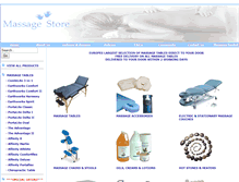 Tablet Screenshot of massagestore.ie
